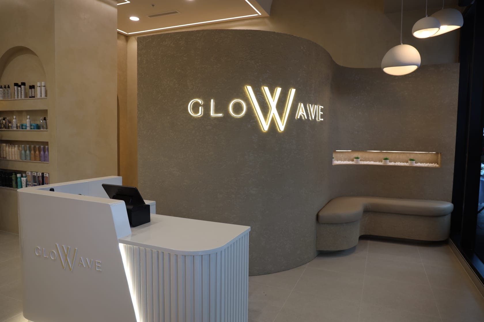 GloWave salon interior
